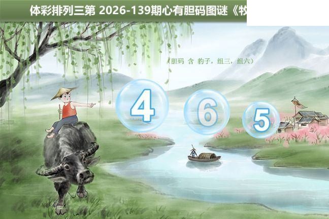 2026139期排列三 牧童指号胆码图